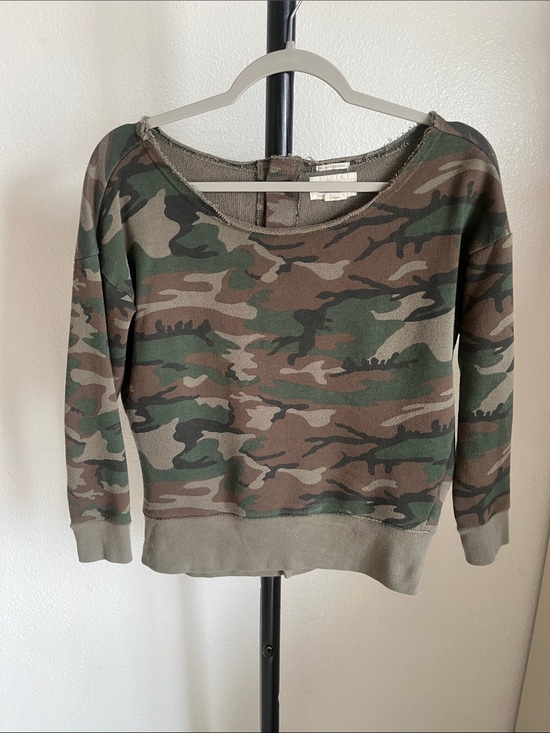 Denim & Supply Ralph Lauren Sweaters - Denim & Supply Ralph Lauren Camo Crewneck Sweater - Olive, Brown
